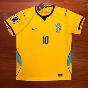 Neymar Jr 10 Brazil home 2026 World Cup with FIFA World Cup 2026 Official Patch